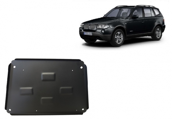 Steel skid plate for BMW X3 E83
