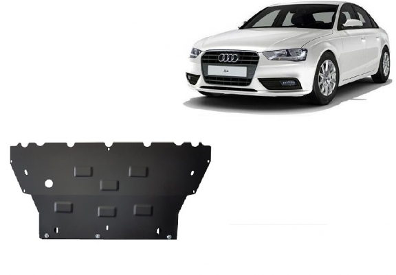 Steel skid plate for Audi A4  B9
