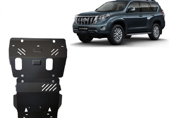 Steel skid plate for Toyota Land Cruiser 150