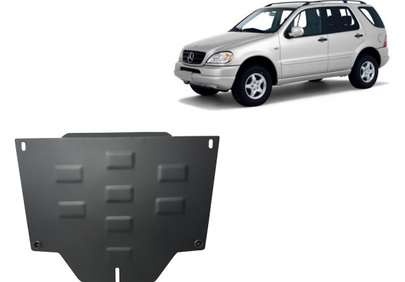 Steel diferential skid plate for Mercedes ML W163