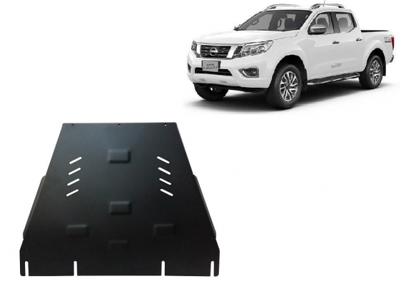 Steel gearbox skid plate for Nissan Navara NP300 - D23