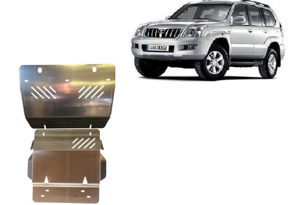 Aluminum skid plate for Toyota Land Cruiser J120