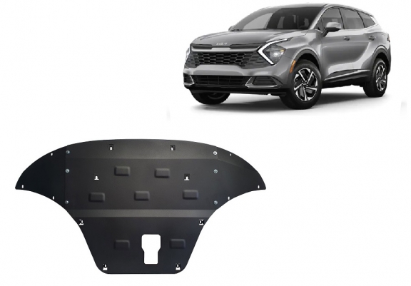 Steel skid plate for Kia Sportage