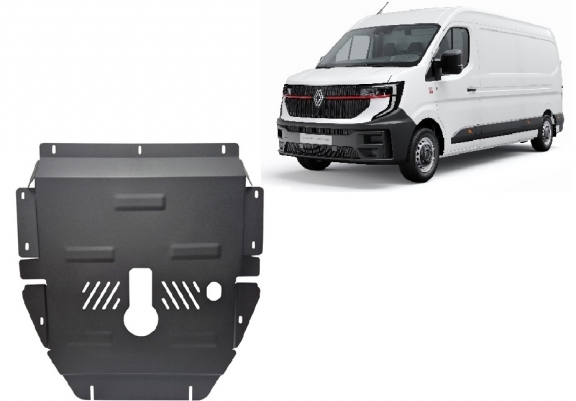 Steel skid plate for Renault Master