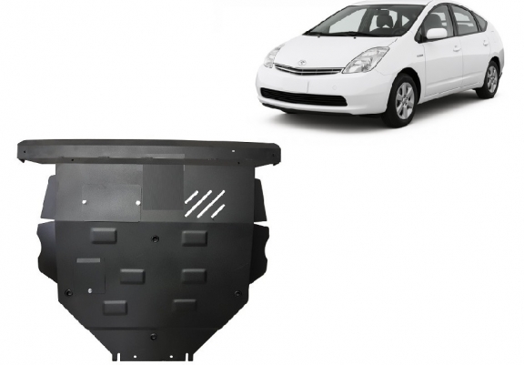 Steel skid plate for Toyota Prius
