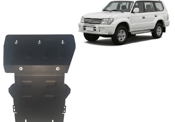 Steel skid plate for Toyota Land Cruiser J90 / J95
