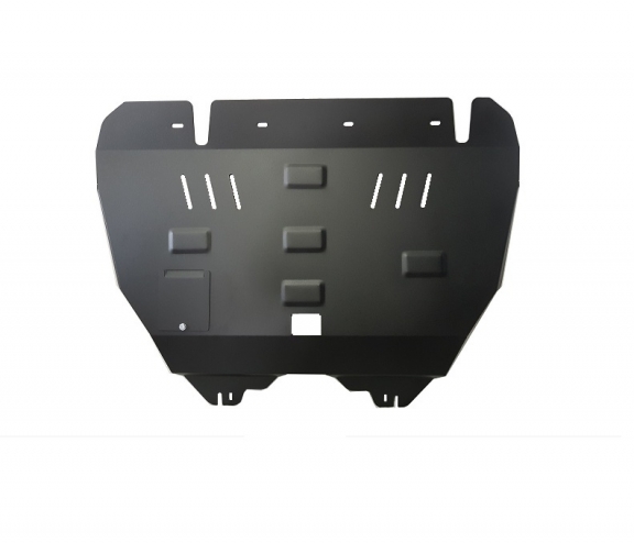Steel skid plate for Peugeot 206