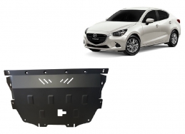 Steel skid plate for Mazda 2