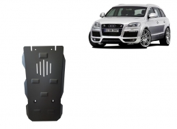 Steel gearbox skid plate for Audi Q7