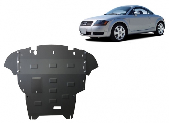 Steel skid plate for Audi TT