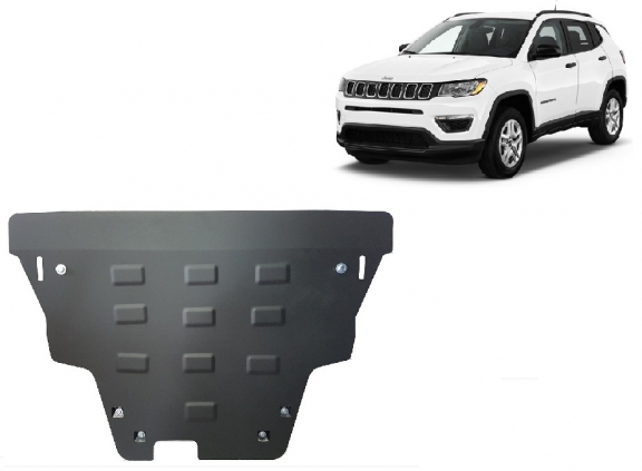 Steel skid plate for Jeep Compass
