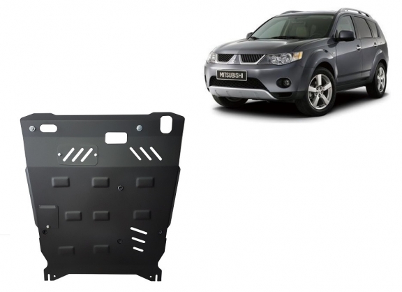 Steel skid plate for Mitsubishi Outlander