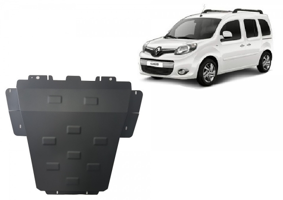 Steel skid plate for Renault Kangoo