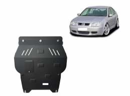 Steel skid plate for VW Bora