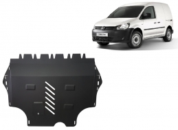 Steel skid plate for VW Caddy