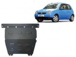 Steel skid plate for VW Lupo