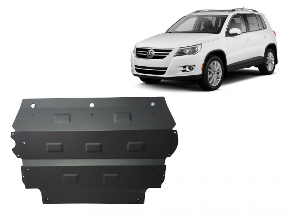 Steel skid plate for VW Tiguan