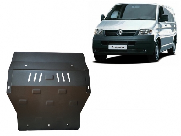 Steel skid plate for Volkswagen Transporter T5