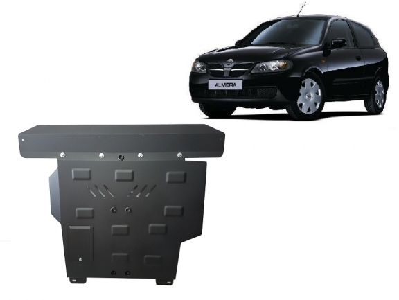 Steel skid plate for Nissan Almera Tino