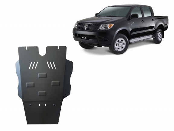 Steel differential skid plate for Toyota Hilux