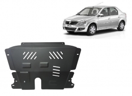 Steel skid plate for Dacia Logan 1