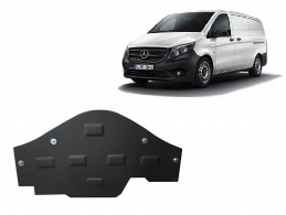 Steel skid plate for the protection of the Stop&Go system Mercedes Vito W447, 4x2, 1.6 D