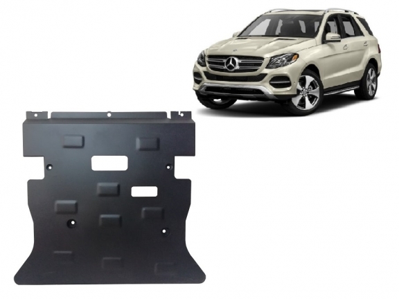 Steel skid plate for Mercedes GLE X166
