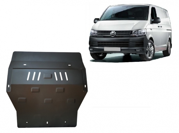 Steel skid plate for Volkswagen Transporter T6
