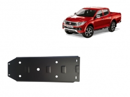 Steel fuel tank skid plate for Fiat Fullback
