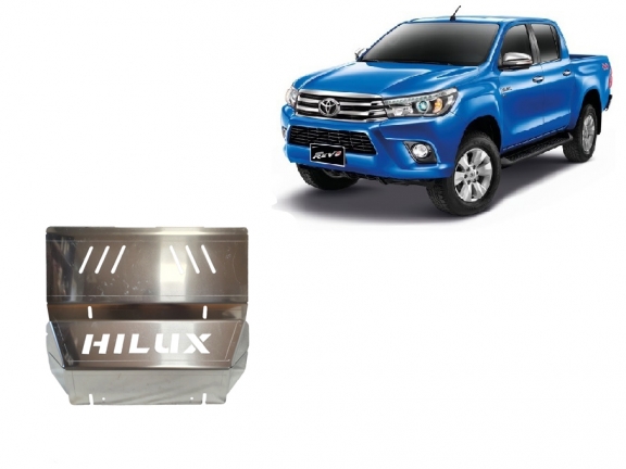 Aluminum radiator skid plate for Toyota Hilux Revo