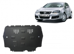 Steel skid plate for Vw golf mk5