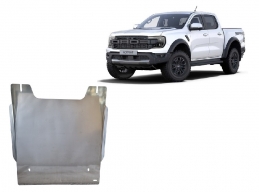 Aluminum transfer case skid plate for Ford Ranger Raptor