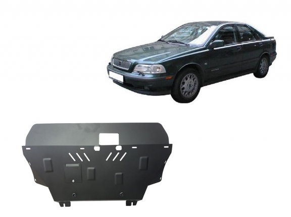 Steel skid plate for Volvo S40