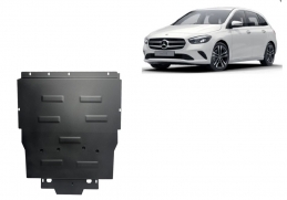 Steel skid plate for Mercedes CLA C118