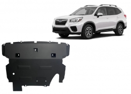 Steel skid plate for Subaru Forester 5