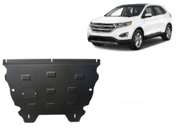 Steel skid plate for the protection of the engine and the gearbox for Ford Edge
