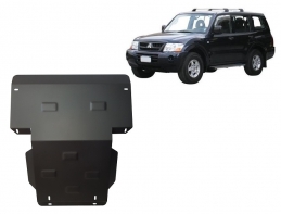 Steel skid plate for the protection of the engine and the radiator for Mitsubishi Pajero Sport 1