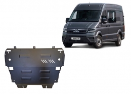 Steel skid plate for MAN Tge