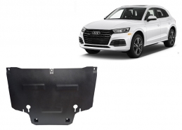 Steel gearbox skid plate for Audi Q5