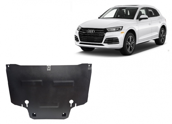 Steel gearbox skid plate for Audi Q5
