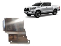 Aluminum differential skid plate for Toyota Hilux Invincible