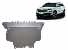 Aluminum skid plate for Skoda Kodiaq