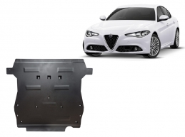 Steel skid plate for Alfa Romeo Giulia