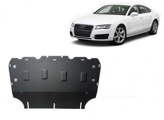 Steel skid plate for Audi A7