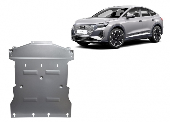 Aluminum skid plate for Audi Q 4 e-tron