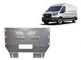 Aluminum skid plate for Ford Transit RWD