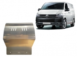 Aluminum skid plate for Volkswagen Transporter T6