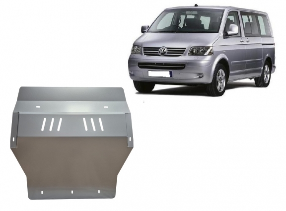 Aluminum skid plate for Volkswagen Transporter T5 Caravelle