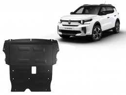 Steel skid plate for the protection of the engine and the gearbox for Citroen C3 Aircross