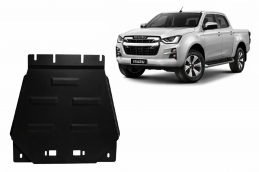 Steel gearbox skid plate for Isuzu D-Max